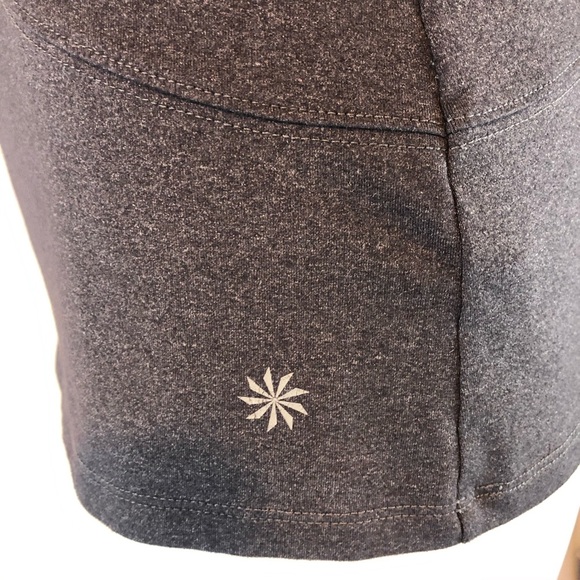 Athleta Grey V- Neck Workout Top Size Small - Picture 9 of 12
